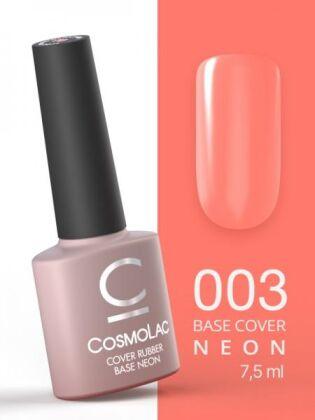 CosmoLac База неоновая Cover Rubber Base Neon №003 Угости мармеладкой 7,5 мл