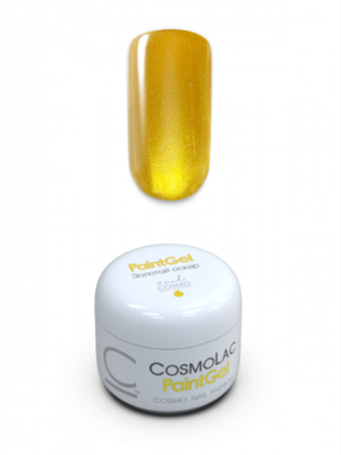 CosmoLac Гель-краска без липкого слоя PaintGel Золотой оскар 5 мл