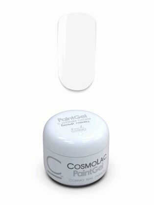 CosmoLac Гель-краска с липким слоем PaintGel Белый глянец 5 мл