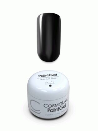 CosmoLac Гель-краска с липким слоем PaintGel Черный пиар 5 мл