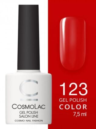 CosmoLac Гель-лак COLOR 123 Страстный поцелуй 7,5 мл
