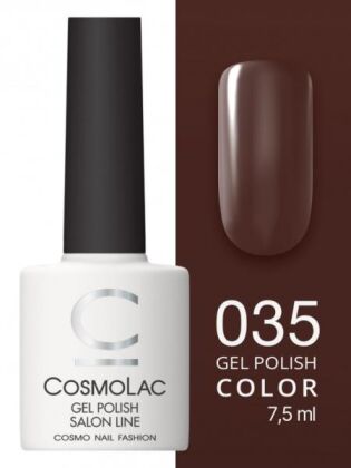 CosmoLac Гель-лак COLOR 35 Горячий шоколад 7,5 мл