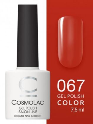 CosmoLac Гель-лак COLOR 67 Красный жемчуг 7,5 мл