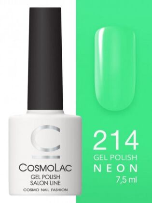 CosmoLac Гель-лак NEON 214 Свежий букет 7,5 мл