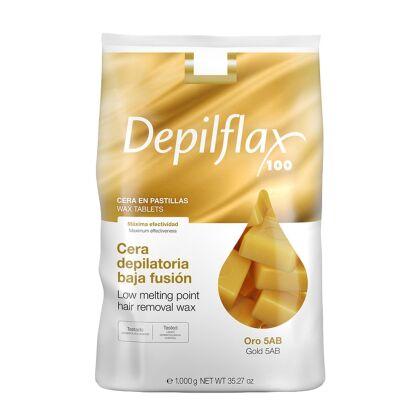 Depilflax Воск горячий в брикетах Золото 1 кг