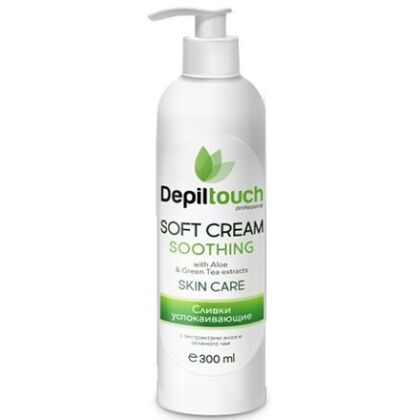 Depiltouch Сливки успокаивающие с экстрактом алоэ 300 мл