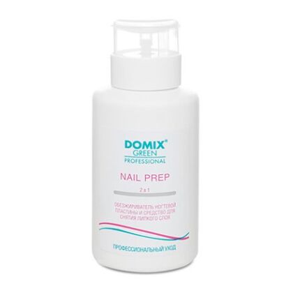 Domix Средство для обезжиривания и снятия липкого слоя Nail Prep 2в1 255 мл в помпе