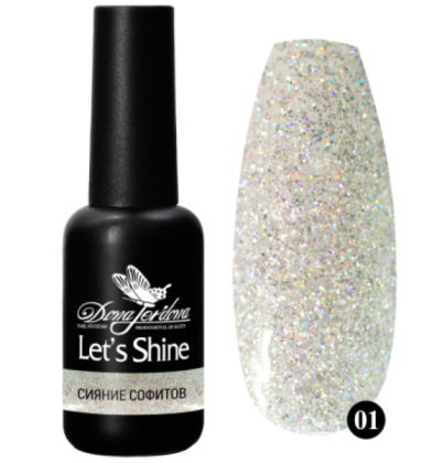 Dona Jerdona Гель-лак Let's Shine сияние софитов №01 10 мл