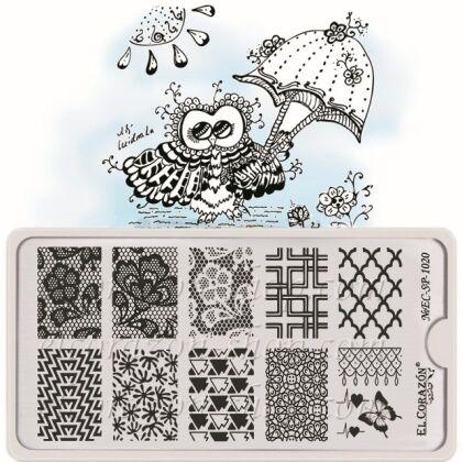 El Corazon Пластина для стемпинга №EC-SP-1020
