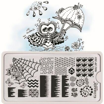 El Corazon Пластина для стемпинга №EC-SP-1021