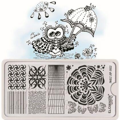 El Corazon Пластина для стемпинга №EC-SP-1022