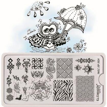 El Corazon Пластина для стемпинга №EC-SP-1024