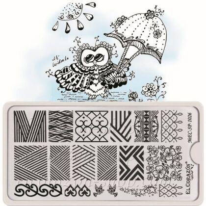 El Corazon Пластина для стемпинга №EC-SP-1026