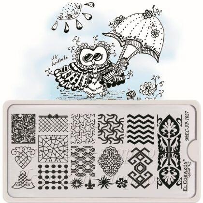 El Corazon Пластина для стемпинга №EC-SP-1027
