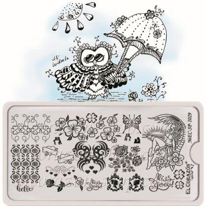 El Corazon Пластина для стемпинга №EC-SP-1029