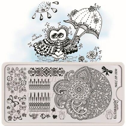 El Corazon Пластина для стемпинга №EC-SP-1030