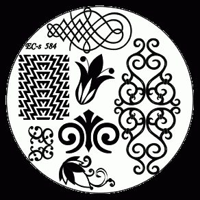 El Corazon Диск для стемпинга №EC-s 584