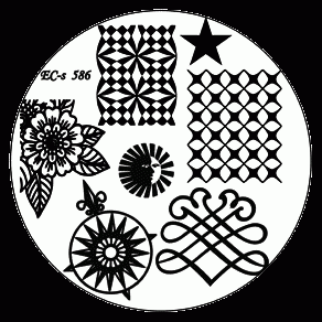 El Corazon Диск для стемпинга №EC-s 586