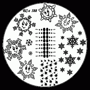 El Corazon Диск для стемпинга №EC-s 588