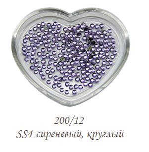 El Corazon Стразы акриловые для ногтей №200/12
