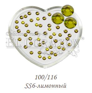 El Corazon Стразы стеклянные для ногтей №100/116