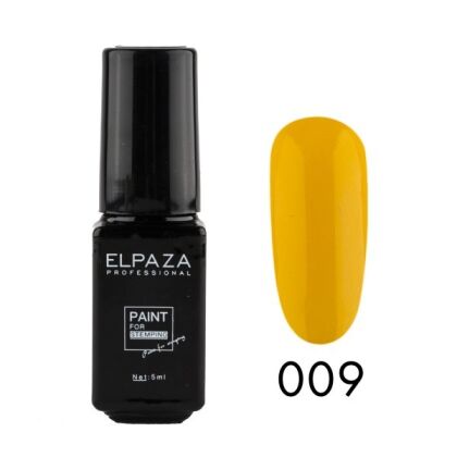 Elpaza Краска для стемпинга №009 желтая 5 мл
