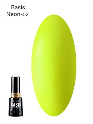 Gellaktik База цветная BASIS NEON №02 YELLOW 12 мл