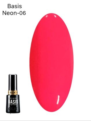 Gellaktik База цветная BASIS NEON №06 PINK 12 мл