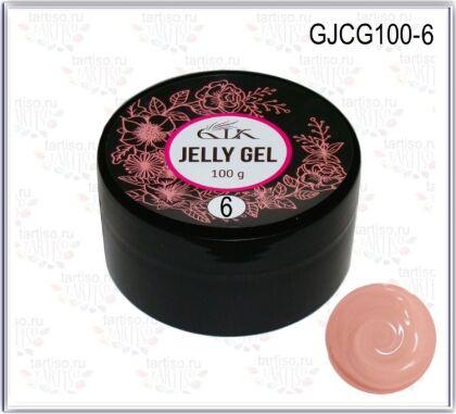 Gellaktik Гель-желе COVER GEL JELLE №6 100 гр