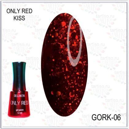 Gellaktik Гель-лак ONLY RED KISS №06 12 мл