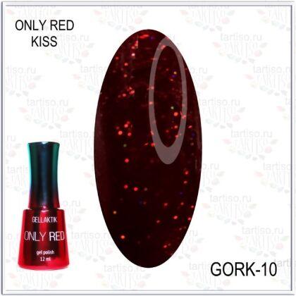 Gellaktik Гель-лак ONLY RED KISS №10 12 мл