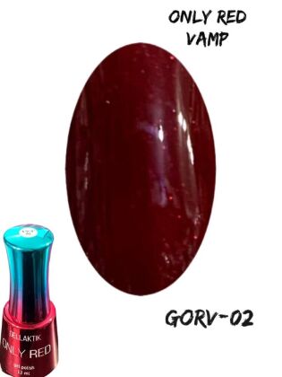 Gellaktik Гель-лак ONLY RED VAMP №02 12 мл