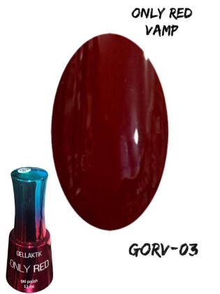 Gellaktik Гель-лак ONLY RED VAMP №03 12 мл