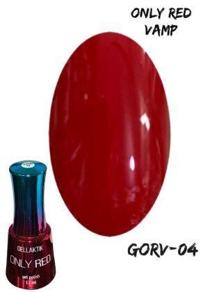 Gellaktik Гель-лак ONLY RED VAMP №04 12 мл