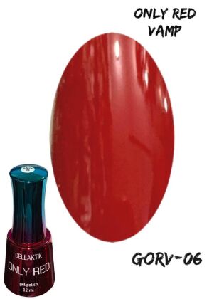 Gellaktik Гель-лак ONLY RED VAMP №06 12 мл