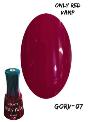 Gellaktik Гель-лак ONLY RED VAMP №07 12 мл