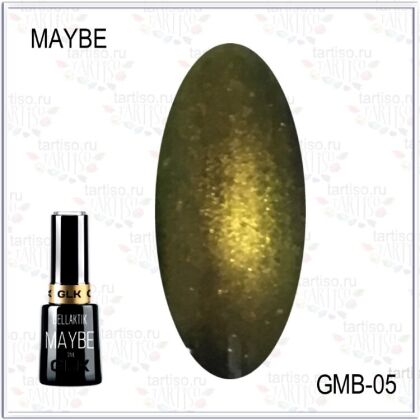 Gellaktik Гель-лак кошачий глаз 5D MayBe №05 12 мл