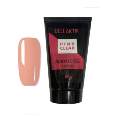 Gellaktik Полигель HYBRID GEL PINK CLEAR 60 гр