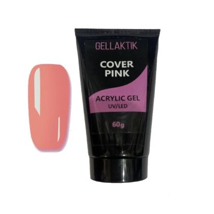 Gellaktik Полигель HYBRID GEL COVER PINK 60 гр