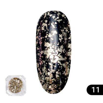 Global Fashion Втирка для ногтей Color Foil 11