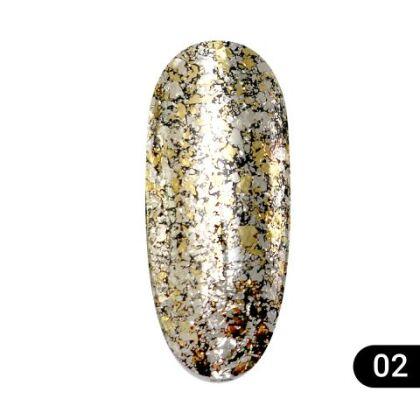 Global Fashion Втирка для ногтей Diamond Foil 02
