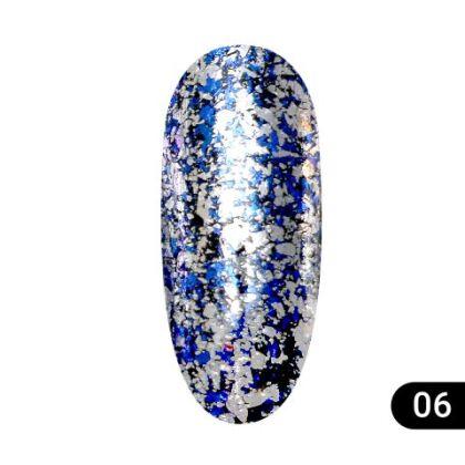 Global Fashion Втирка для ногтей Diamond Foil 06
