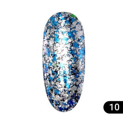 Global Fashion Втирка для ногтей Diamond Foil 10