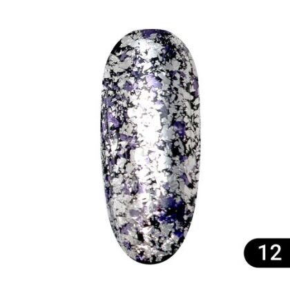 Global Fashion Втирка для ногтей Diamond Foil 12
