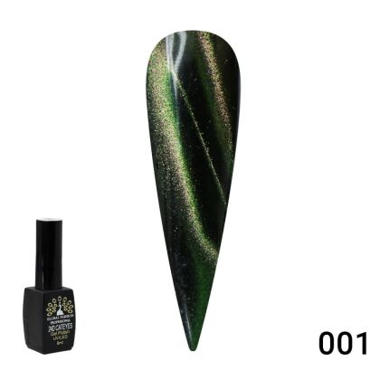 Global Fashion Гель-лак 24D Galactic Cat eyes кошачий глаз №01 8 мл