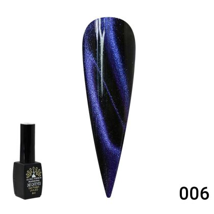 Global Fashion Гель-лак 24D Galactic Cat eyes кошачий глаз №06 8 мл
