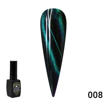 Global Fashion Гель-лак 24D Galactic Cat eyes кошачий глаз №08 8 мл