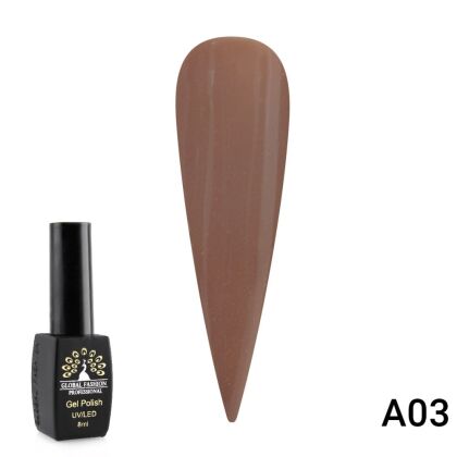 Global Fashion Гель-лак Black Elite №A03 8 мл
