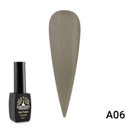Global Fashion Гель-лак Black Elite №A06 8 мл