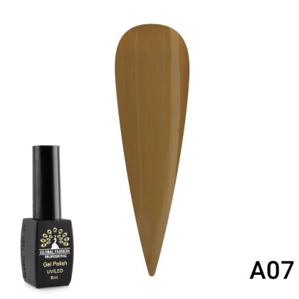 Global Fashion Гель-лак Black Elite №A07 8 мл